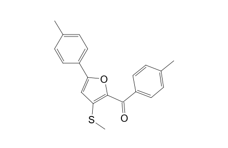 (4-methylphenyl)-[5-(4-methylphenyl)-3-(methylthio)-2-furanyl]methanone