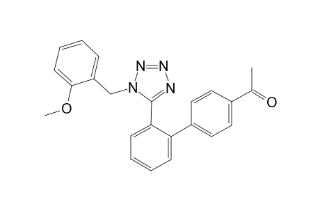 1-(2'-(1-(2-methoxybenzyl)-1H-tetrazol-5-yl)-([1,1'-biphenyl]-4-yl]ethanone