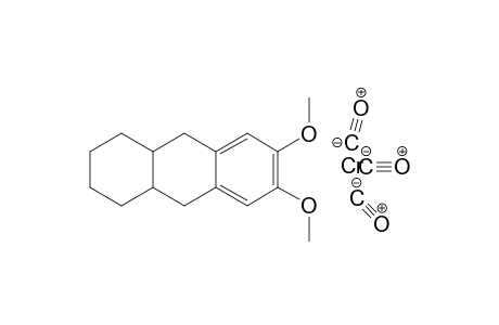 (4aRS,8aSR,9aRS)-Tricarbonyl(n6-6,7-dimethoxy-1,2,3,4,4a,9,9a,10-octahydroanthracene)chromium(0)