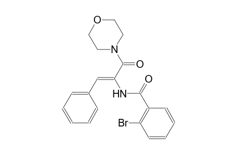 benzamide, 2-bromo-N-[(Z)-1-(4-morpholinylcarbonyl)-2-phenylethenyl]-