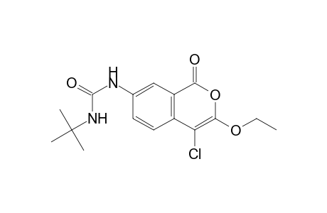 7-t-butylcarbamoylamino-4-chloro-3-ethoxyisocoumarin