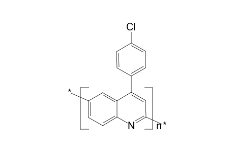 Poly[2,6-(4-p-chlorophenyl)quinoline]