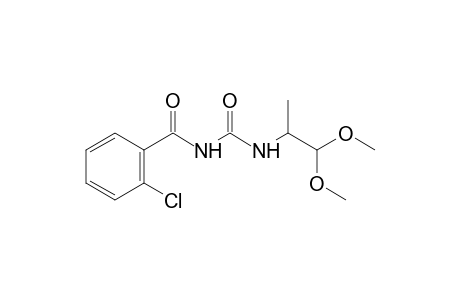 2-[3-(o-chlorobenzoyl)ureido]propionaldehyde, dimethyl acetal