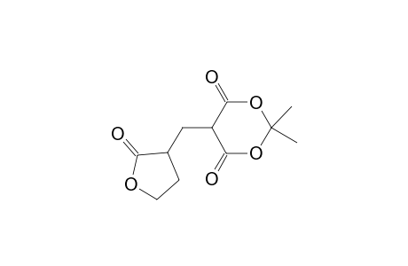 2,2-Dimethyl-5-(2-oxotetrahydrofurylmethyl)-1,3-dioxane-4,6-dione