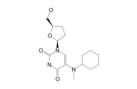 5-(N-METHYLCYClOHEXYLAMINO)-2,3-DIDEOXYURIDINE