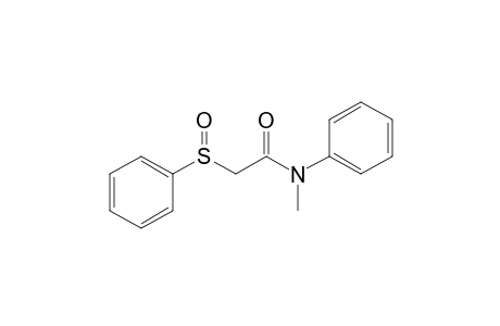 2-(benzenesulfinyl)-N-methyl-N-phenyl-acetamide