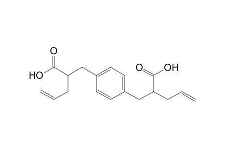 2,2'-(1,4-phenylenebis(methylene))bis(pent-4-enoic acid)