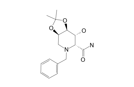 (2S,3R,4S,5R)-2-(AMINOCARBONYL)-1-BENZYL-3-HYDROXY-4,5-(ISOPROPYLIDENEDIOXY)-PIPERIDINE