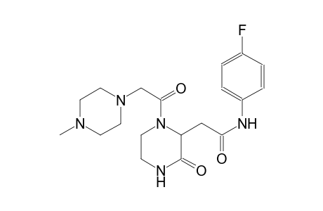 2-piperazineacetamide, N-(4-fluorophenyl)-1-[(4-methyl-1-piperazinyl)acetyl]-3-oxo-