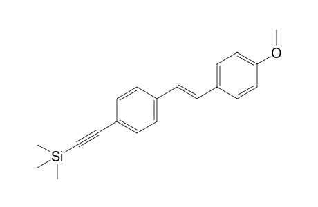 (E)-{[4-(4-Methoxystyryl)phenyl]ethynyl}trimethylsilane