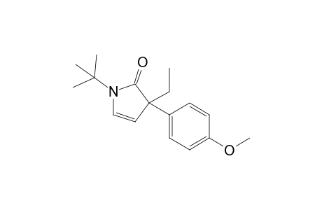 1-tert-butyl-3-ethyl-3-(4-methoxyphenyl)-2-pyrrolin-2-one