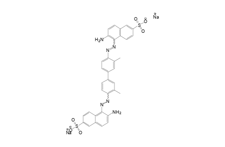 2-Naphthalenesulfonic acid, 5,5'-[(3,3'-dimethyl[1,1'-biphenyl]-4,4'-diyl)bis(azo)]bis[6-amino-, disodium salt