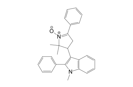 5,5-Dimethyl-4-(1'-methyl-2'-phenylindol-3'-yl)-2-phenyl-1-pyrroline 1-oxide