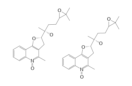 5,6-EPOXY-6-METHYL-2-(4'-METHYL-5'-OXIDO-2',3'-DIHYDROFURO-[2,3-C]-QUINOLIN-2'-YL)-HEPTAN-2-OL