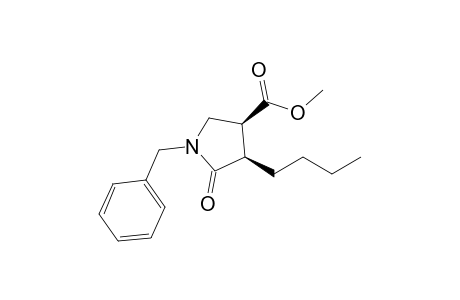 (3S,4R)-1-benzyl-4-butyl-5-keto-pyrrolidine-3-carboxylic acid methyl ester