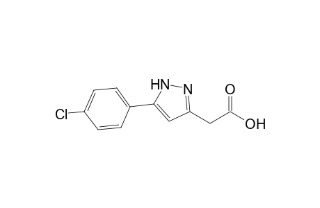 2-[3-(4-chlorophenyl)-1H-pyrazol-5-yl]acetic acid