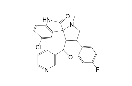 (3'R,4'S)-5-chloro-4'-(4-fluorophenyl)-1'-methyl-3'-nicotinoylspiro[indoline-3,2'-pyrrolidin]-2-one