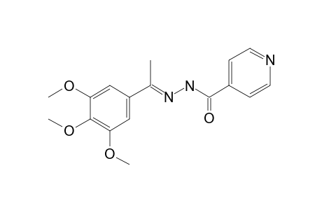 3',4',5'-Trimethoxyacetophenone isonicotinoylhydrazone