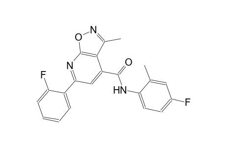 isoxazolo[5,4-b]pyridine-4-carboxamide, N-(4-fluoro-2-methylphenyl)-6-(2-fluorophenyl)-3-methyl-