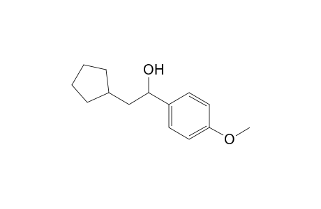 2-cyclopentyl-1-(4-methoxyphenyl)ethanol