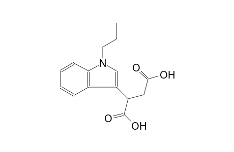 butanedioic acid, 2-(1-propyl-1H-indol-3-yl)-