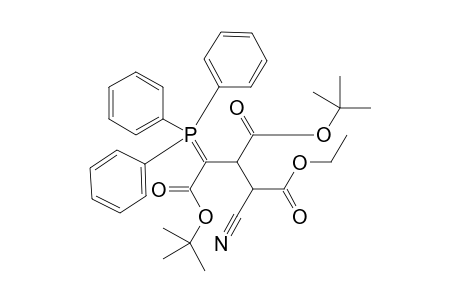 Di-tert- butyl 2-(ethyl 1-cyanoethanoat-1-yl)-3-(triphenylphosphanylidene)butanedioate