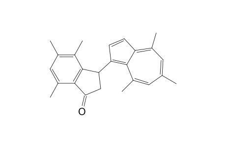 1H-Inden-1-one, 2,3-dihydro-4,5,7-trimethyl-3-(4,6,8-trimethyl-1-azulenyl)-