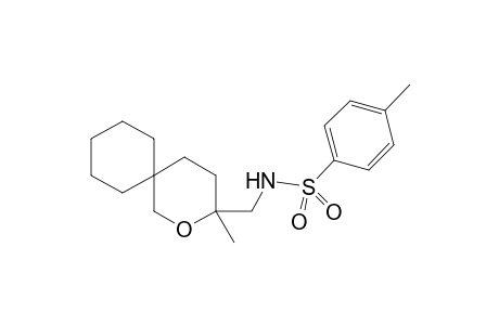 4-Methyl-N-[(3-methyl-2-oxaspiro[5.5]undecan-3-yl)methyl]benzenesulfonamide