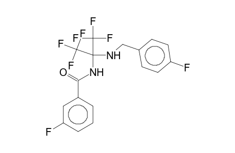 3-Fluoro-N-[2,2,2-trifluoro-1-(4-fluorobenzylamino)-1-(trifluoromethyl)ethyl]benzamide