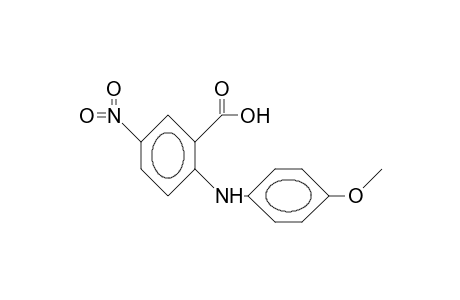 2-(4-Methoxy-anilino)-5-nitro-benzoic acid