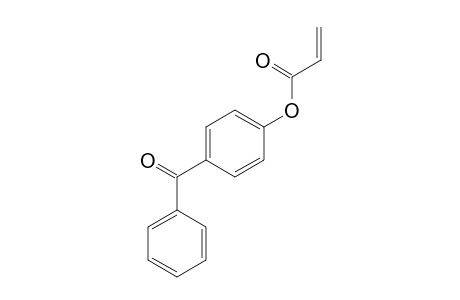 2-Propenoic acid, 4-benzoylphenyl ester