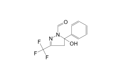 5-hydroxy-5-phenyl-3-(trifluoromethyl)-4,5-dihydro-1H-pyrazole-1-carbaldehyde