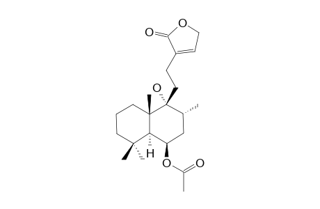 (REL-5S,6R,8R,9R,10S)-6-ACETOXY-9-HYDROXY-13(14)-LABDEN-16,15-OLIDE