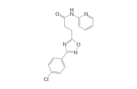3-[3-(4-chlorophenyl)-1,2,4-oxadiazol-5-yl]-N-(pyridin-2-yl)propanamide