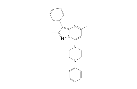 2,5-dimethyl-3-phenyl-7-(4-phenyl-1-piperazinyl)pyrazolo[1,5-a]pyrimidine