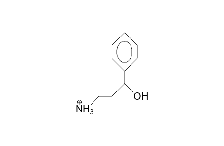 3-Ammonio-1-phenyl-1-propanol cation