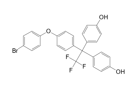 4-[1-[4-(4-bromanylphenoxy)phenyl]-2,2,2-tris(fluoranyl)-1-(4-hydroxyphenyl)ethyl]phenol