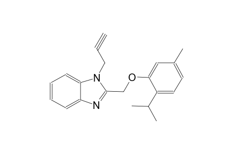 1H-1,3-Benzimidazole, 2-[[5-methyl-2-(1-methylethyl)phenoxy]methyl]-1-(2-propynyl)-