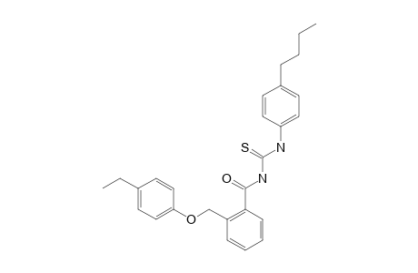 2-[(4-ETHYLPHENOXY)-METHYL]-N-(4-N-BUTYLPHENYL-CARBAMOTHIOYL)-BENZAMIDE