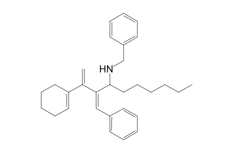 (+-)-Benzyl-[1-1(E)-benzylidene-2-cyclohex-1-enylallyl)heptyl]amine