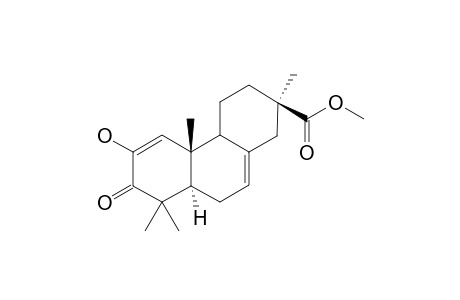 Methyl 16-norisopimara-1,7-dien-2-ol-3-on-15-oate