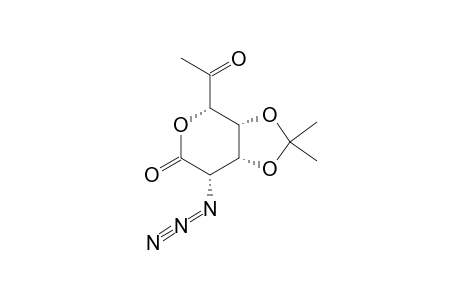 2-AZIDO-2,7-DIDEOXY-3,4-O-ISOPROPYLIDENE-L-TALO-HEPT-6-ULOSONO-1,5-LACTONE