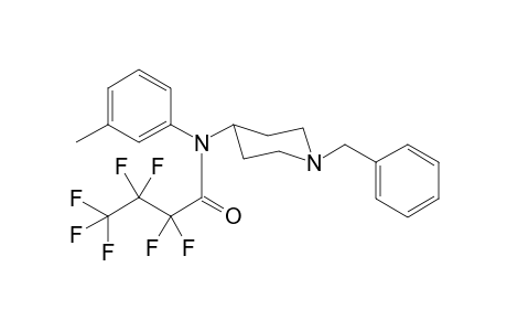 N-(1-Benzylpiperidin-4-yl)-N-(3-methylphenyl)heptafluorobutanamide