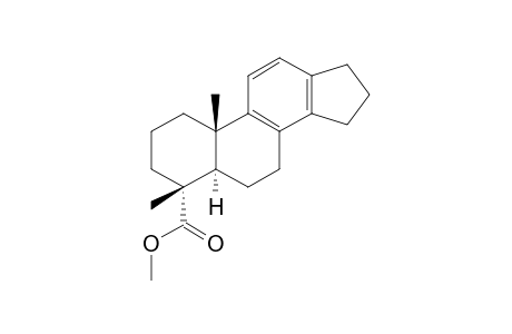 4-.beta.-Methyl-4-.alpha.-(methoxycarbonyl)-18-nor-5-.alpha.-androsta-8,11,13-triene