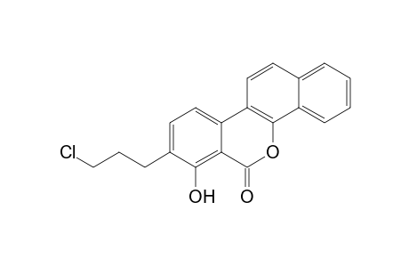 8-(3-Chloropropyl)-7-hydroxy-dibenzo[c,h]chromen-6-one