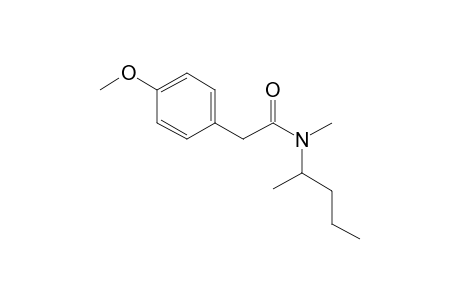 Acetamide, 2-(4-methoxyphenyl)-N-(2-pentyl)-N-methyl-