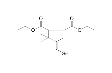(E)-1,2-Cyclopentanedicarboxylic acid, 3,3-dimethyl -4-trimethylsilylmethylene-, diethyl ester