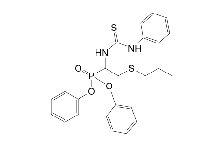 O,O-Diphenyl-2-n-propylthio-1-(N-phenylthioureido)ethanephosphonate
