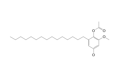 1-ACETOXY-2-METHOXY-6-PENTADECYL-4-HYDROXYBENZENE
