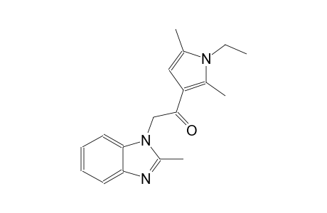 ethanone, 1-(1-ethyl-2,5-dimethyl-1H-pyrrol-3-yl)-2-(2-methyl-1H-benzimidazol-1-yl)-